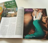 KITTY MONTGOMERY FEATURED IN THE DINERS CLUB MAGAZINE GERMANY